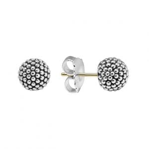 Lagos Signature Caviar Beaded Stud Earrings Earrings Bailey's Fine Jewelry