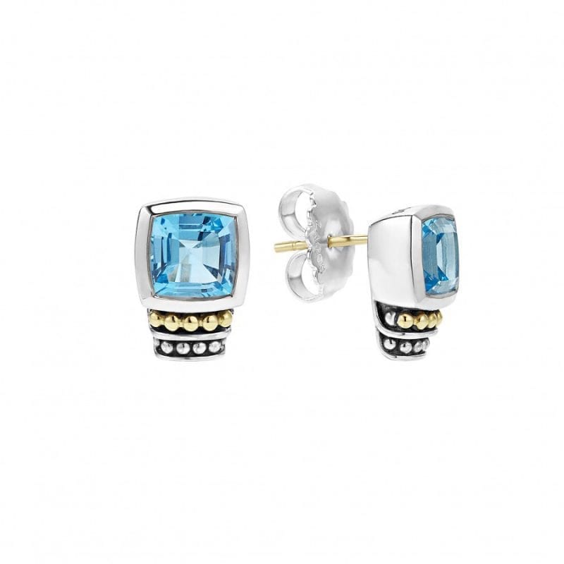 Lagos Caviar Color Gemstone Stud Earrings – Bailey's Fine Jewelry