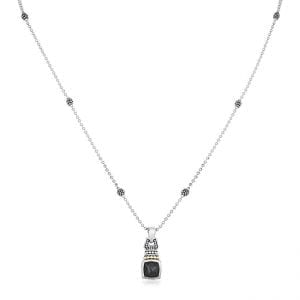 Lagos Caviar Color Gemstone Pendant Necklace Necklaces & Pendants Bailey's Fine Jewelry