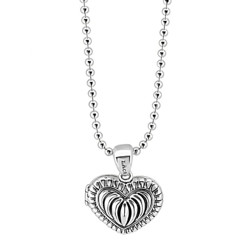 Heart pendant bead necklace - Gem