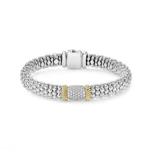 Lagos Caviar Lux 9mm Diamond Bracelet