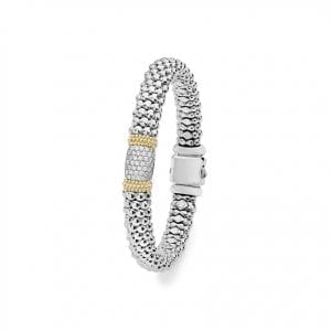 Lagos Caviar Lux 9mm Diamond Bracelet