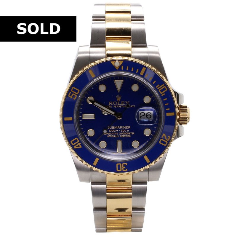 Bailey's Certified Pre-Owned Rolex 2010 18KY/Stainless 40mm Submariner