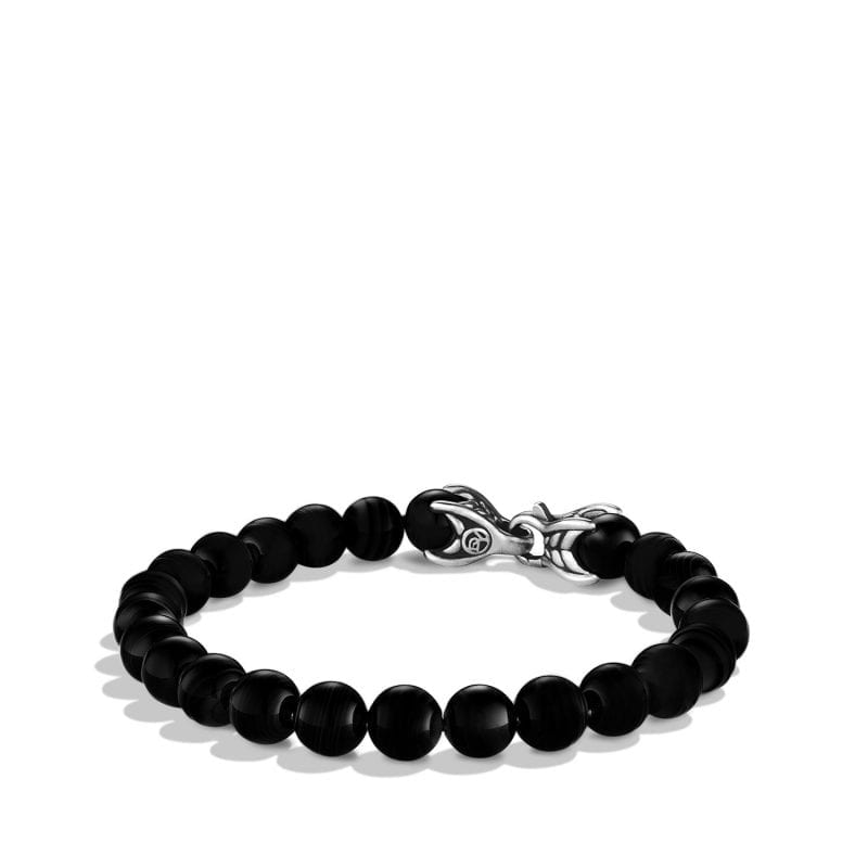 David Yurman Spiritual Beads Bracelet with Black Onyx, 8.5 IN