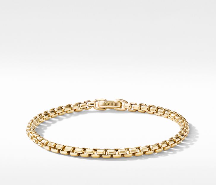 David Yurman Bel Aire Chain Bracelet in 18K Yellow Gold, Size M
