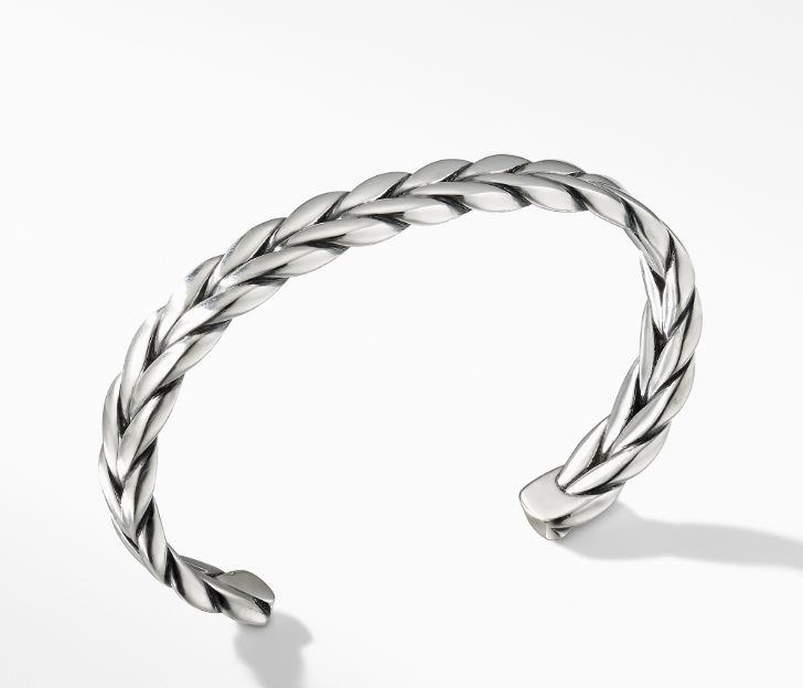 David Yurman Chevron Woven Cuff Bracelet, Size L – Bailey's Fine Jewelry