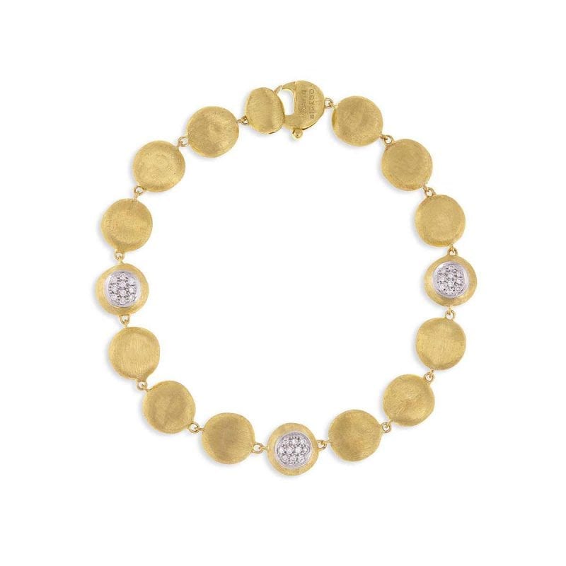Marco Bicego Jaiuper Collection 18kt Yellow Gold and Diamond Bracelet