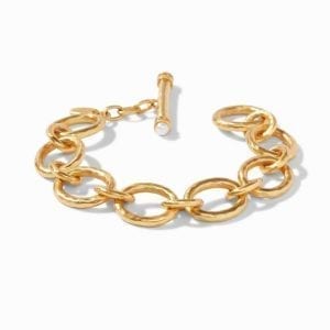 Julie Vos 24kt Yellow Gold Plate Catalina Small Link Bracelet Bailey's Fine Jewelry