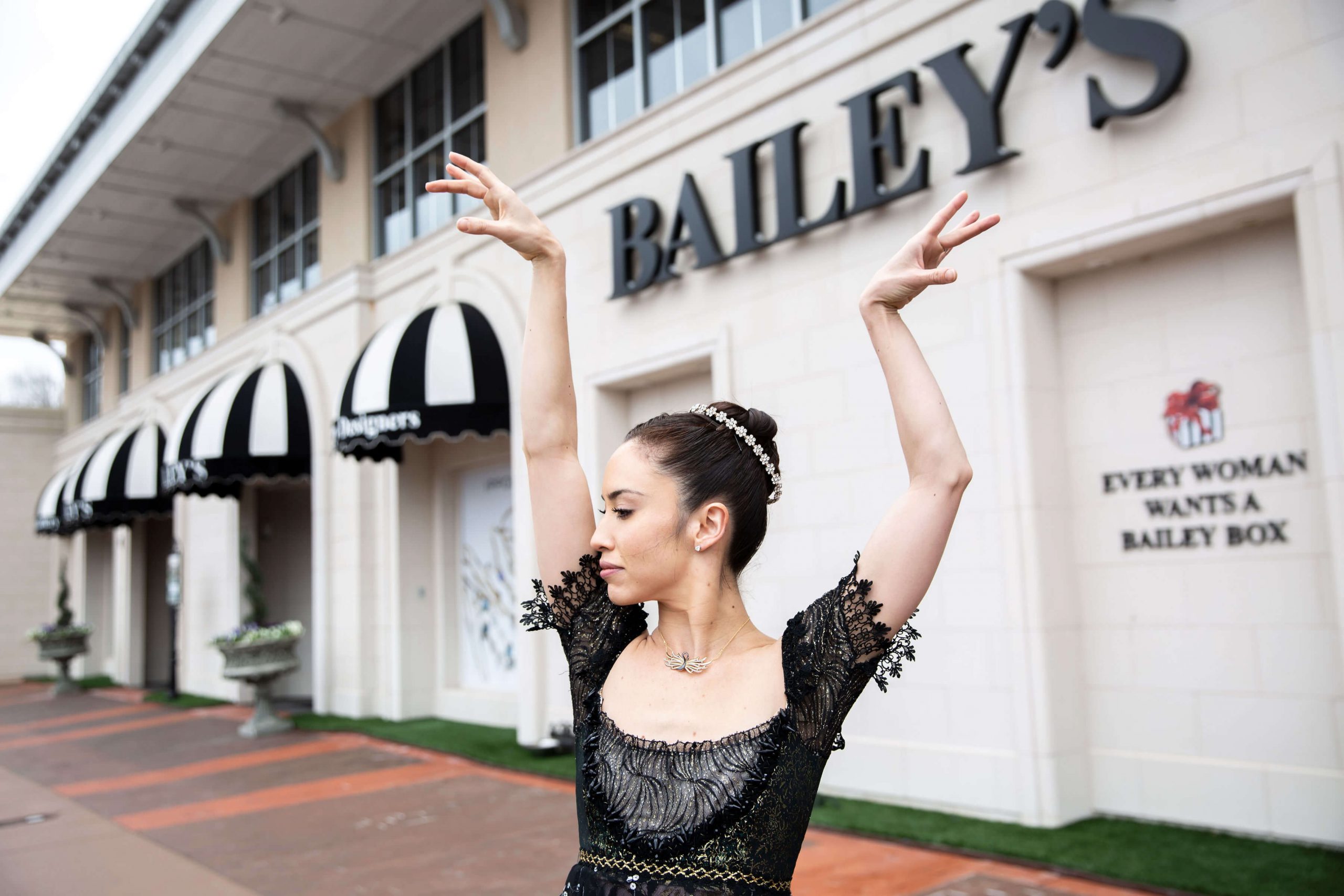 Bailey's Custom Design Teams Creates Swan Lake Necklace for Carolina Ballet  – Bailey's Fine Jewelry