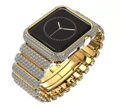 Diamond Studded Apple Watch Designed by Bailey's Fine Jewelry