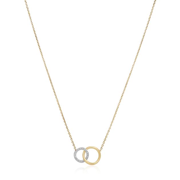 Marco Bicego Jaipur Necklace in 18k Yellow Gold with Diamonds