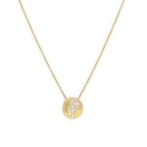 Marco Bicego Africa Collection 18kt Yellow Gold and Diamond Pendant Necklace