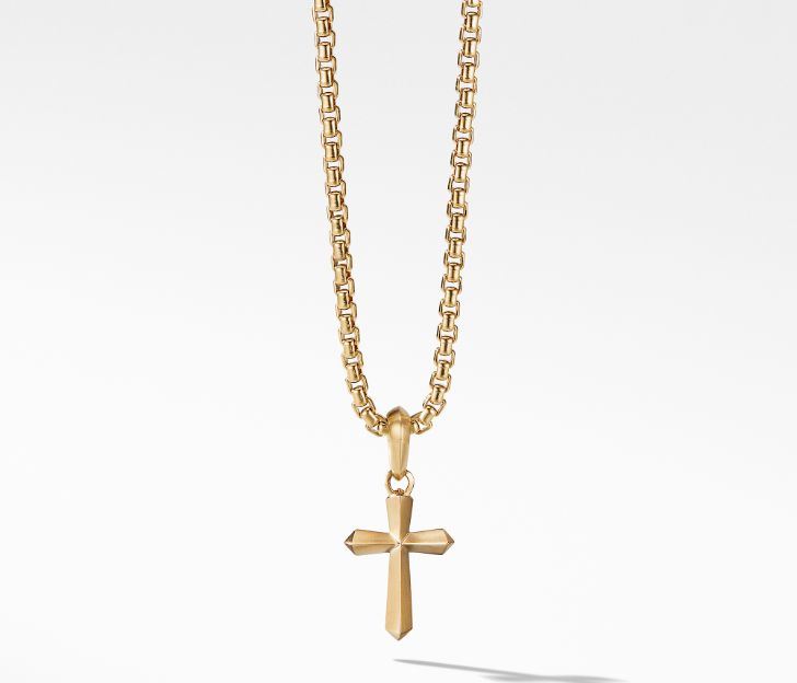 David Yurman Roman Cross Amulet in 18K Gold – Bailey's Fine Jewelry