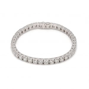 Diamond Tennis Bracelet in 18k White Gold