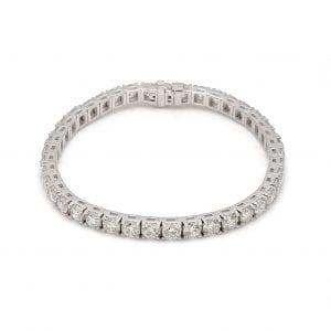 Diamond Tennis Bracelet in 18k White Gold Bracelets Bailey's Fine Jewelry