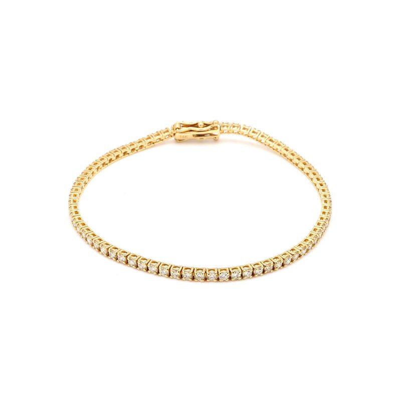 Diamond Tennis Bracelet in 14k Yellow Gold