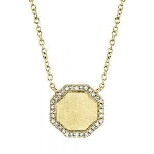 Bailey's Heritge Collection Octagon Diamond Pendant
