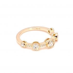 Forevermark Bezel Set Diamond Ring in 18k Rose Gold