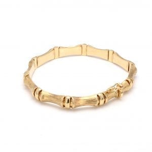 Bailey's Estate Bamboo Textured Bracelet in 14k Yellow Gold