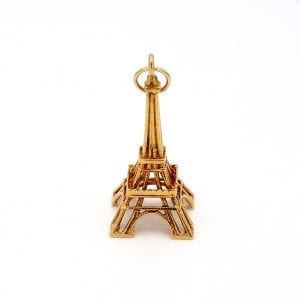 Bailey's Estate Eiffel Tower Charm in 14k Yellow Gold