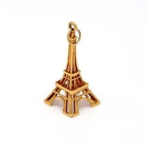 Bailey's Estate Eiffel Tower Charm in 14k Yellow Gold