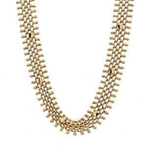 Bailey's Estate Mesh Woven Necklace in 18k Yellow Gold