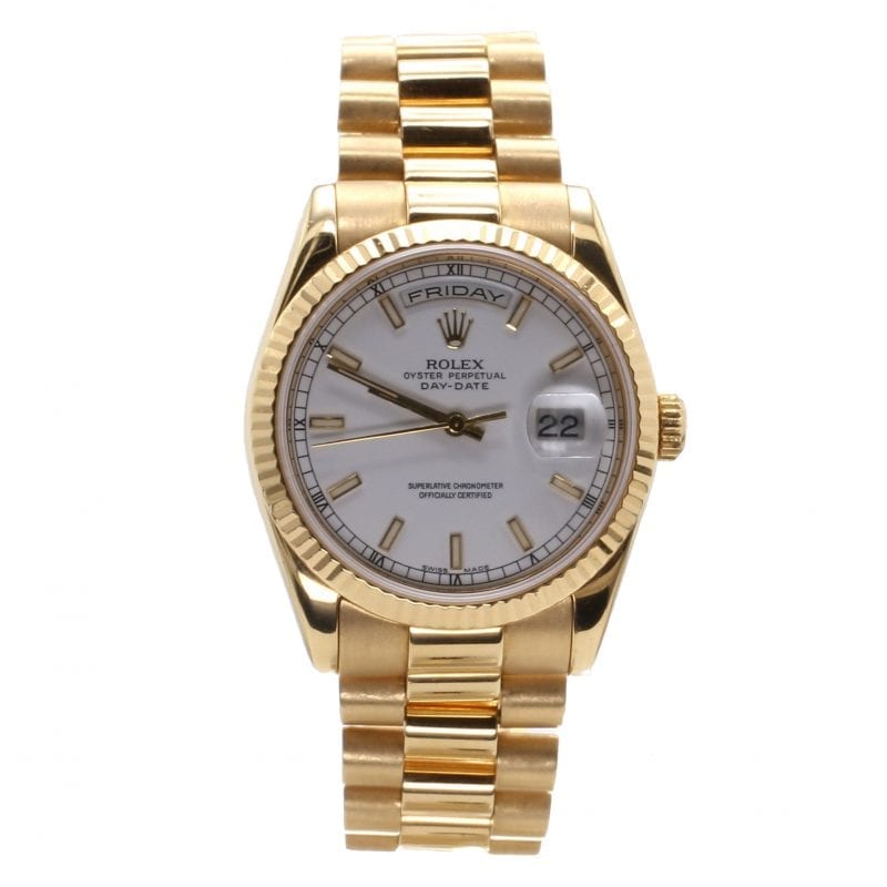 Bailey's Certified Pre-Owned Rolex 2003 18KY Day-Date President