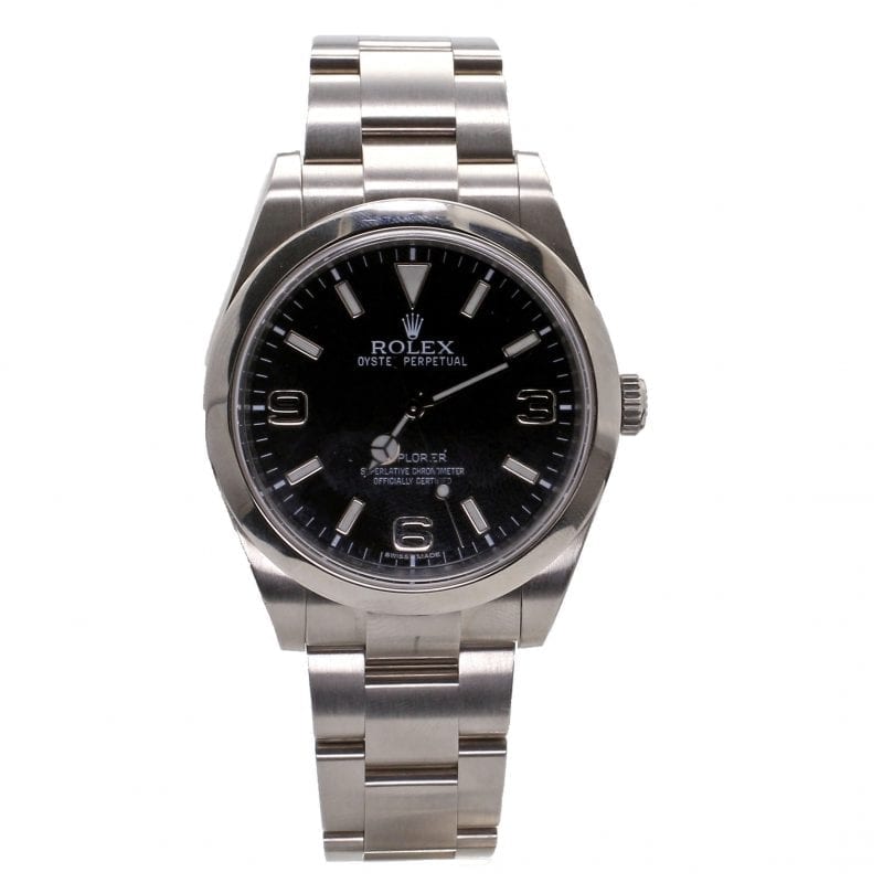 Bailey's Certified Pre-Owned Rolex 2012 Stainless Steel 39mm Explorer