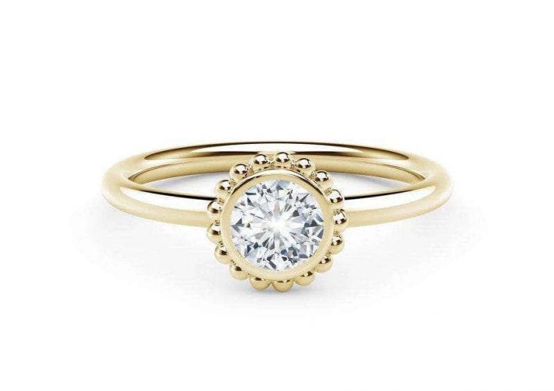 Forevermark Tribute Collection Beaded Diamond Ring