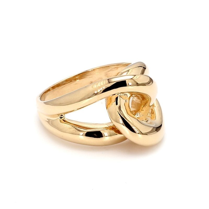 Details about   14k Yellow Gold Polished Knot Ring