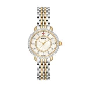 Michele Sidney Classic Two-Tone Diamond Complete Watch Watches Bailey's Fine Jewelry