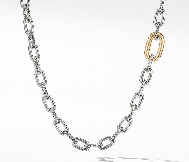 David Yurman 18k Yellow Gold Madison Chain Necklace – Oliver Jewellery