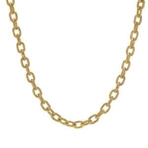Elizabeth Locke 19kt Yellow Gold Orvieto Chain, 17′ Necklaces & Pendants Bailey's Fine Jewelry