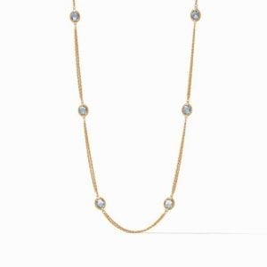 Julie Vos 24kt Yellow Gold Plate Calypso Station Necklace
