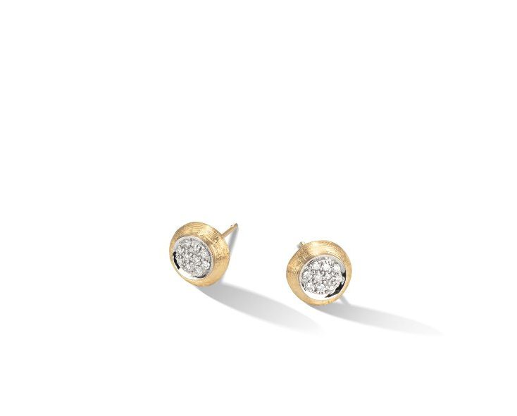 Marco Bicego Delicati Pave Small Stud Earrings
