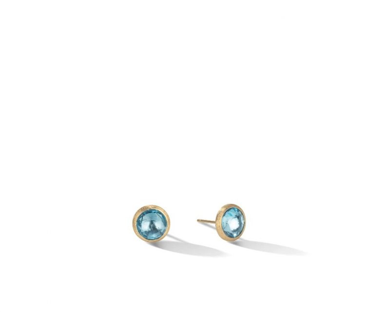 Marco Bicego Jaipur Blue Topaz Stud Earrings