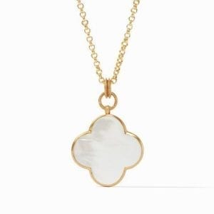 Julie Vos 24kt Yellow Gold Plate Chloe Statement Pendant Necklace