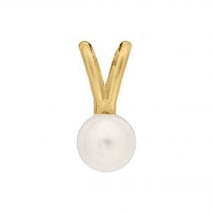 Bailey's Children's Collection June Birthstone Pearl Pendant Necklace