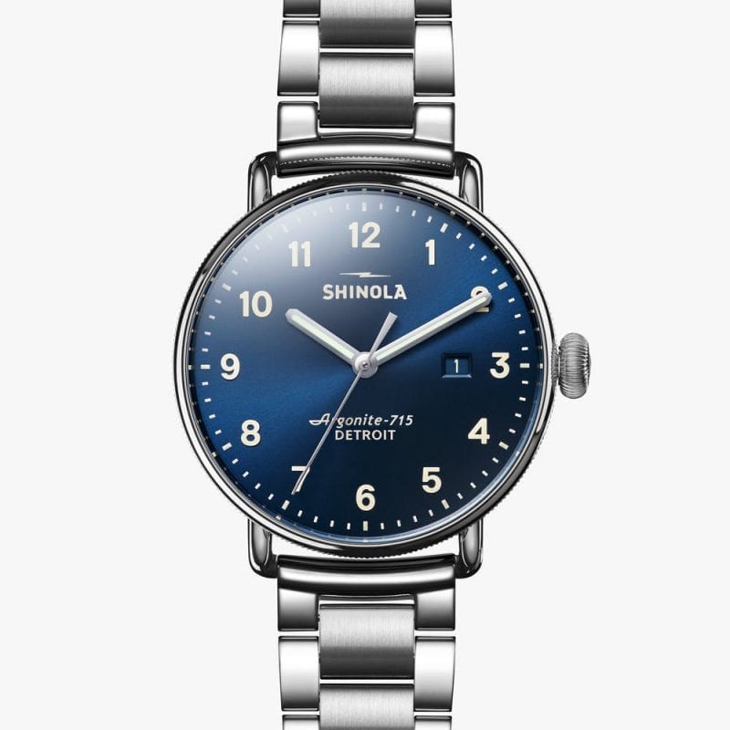 Shinola Canfield 43mm Stainless Steel Men's Watch