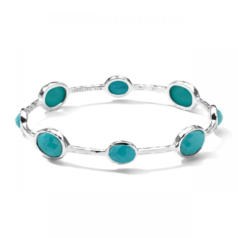 Ippolita Sterling Silver 8-Stone Bracelet in Turquoise