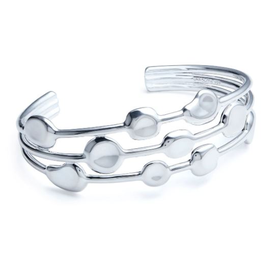 Ippolita Onda 3-Row Cuff Bracelet in Sterling Silver