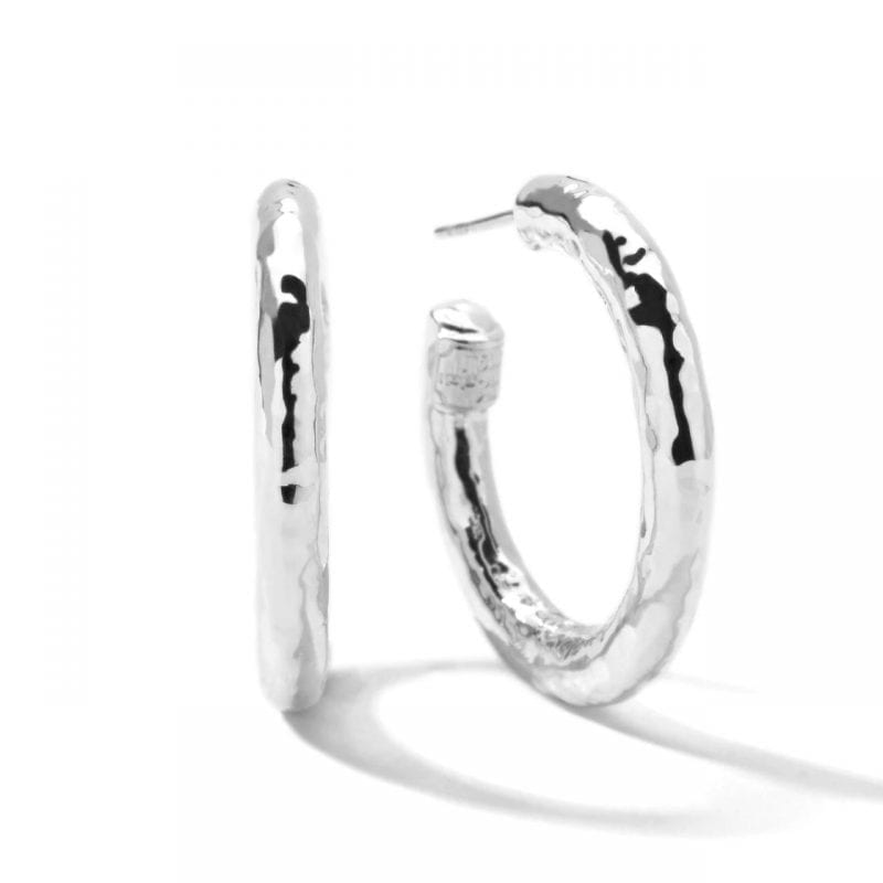 Ippolita Classico #2 Hoops in Sterling Silver