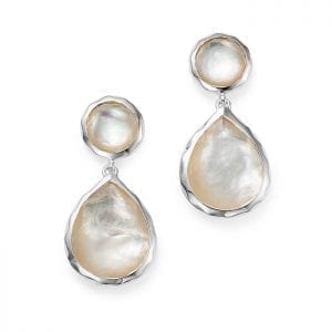 Ippolita Rock Candy Sterling Silver Snowman Earrings in Mother of Pearl Earrings Bailey's Fine Jewelry
