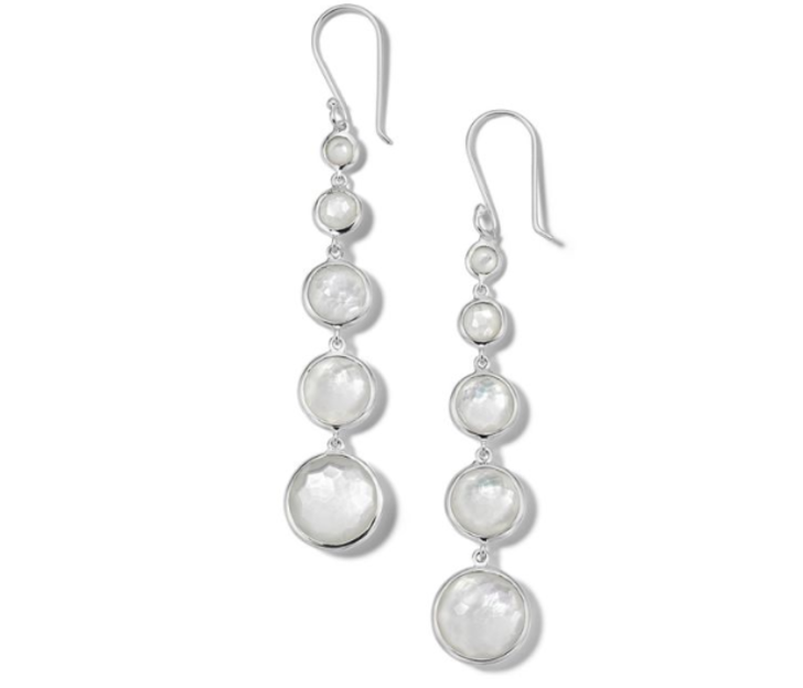 Ippolita Lollipop Sterling Silver 5-Stone Drop Earrings in Mother-of-Pearl