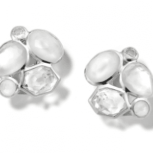 Ippolita Rock Candy Five Stone Cluster Clip Earrings in Sterling SIlver
