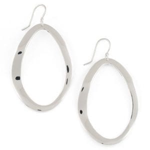 Ippolita Sterling Silver Wavy Open Oval Earrings