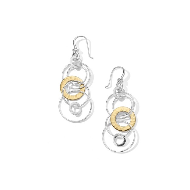 Ippolita Chimera Jet Set Earrings in Sterling Silver and 18kt Yellow Gold