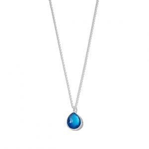 Ippolita Wonderland Sterling Silver Small Pendant Necklace in Adriatic