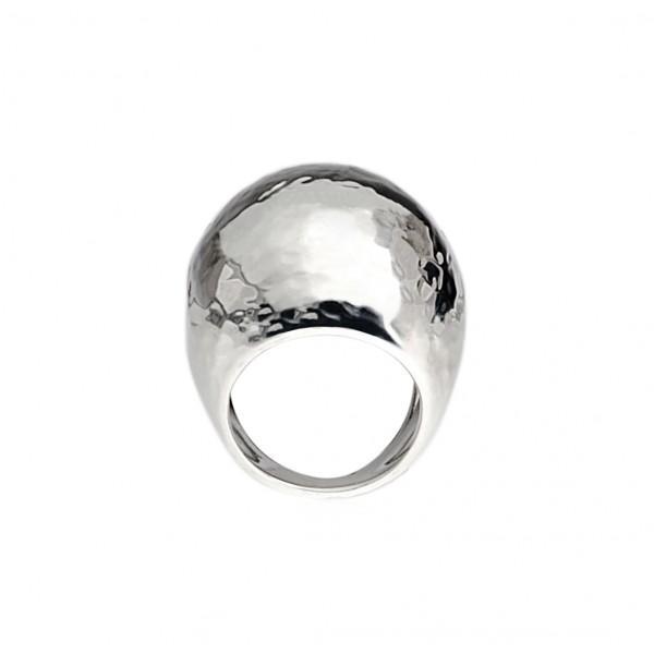 Ippolita Sterling Silver Large Hammered Dome Ring
