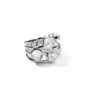 Ippolita Sterling Silver Rock Candy Collection Constellation Ring in Clear Quartz Fashion Rings Bailey's Fine Jewelry